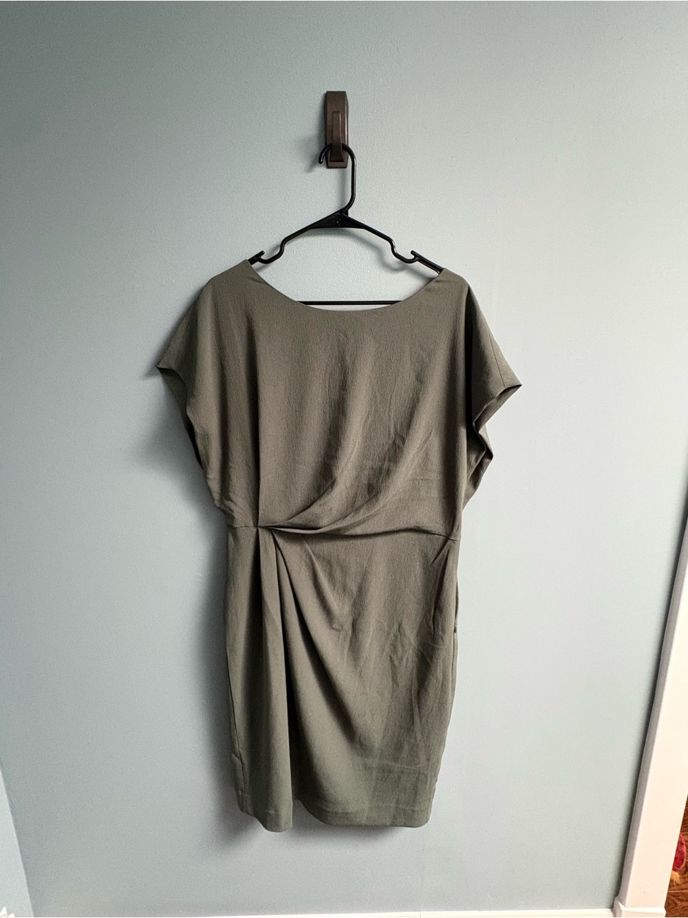 MM Lafleur Olive Draped Dress